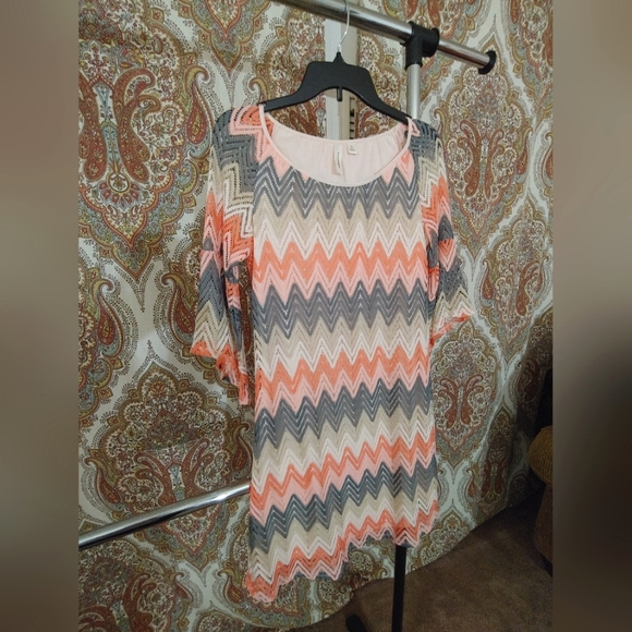 Retro zig zag dress. S - Picture 6 of 7